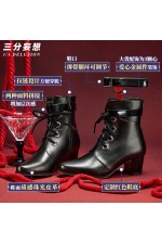 1/3 Delusion Honkai Star Rail Sparkle Black Boots Cosplay Shoes